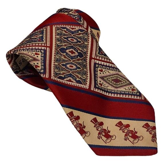 60s/70s Mickey Mouse by Cervantes POLYESTER Walt Disney Necktie Neck Tie GUC - Picture 3 of 9